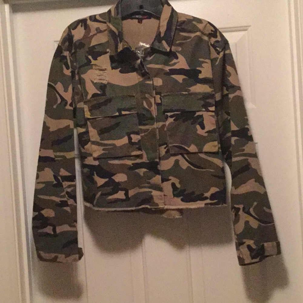 Distressed Camo jacket
